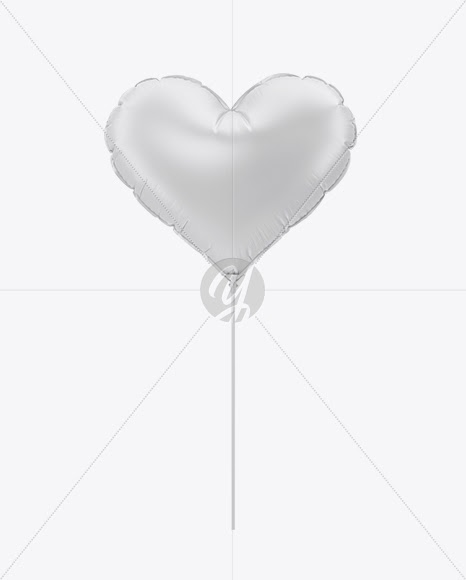 Download Download Matte Heart Foil Balloon Mockup PSD - Download Free and Premium Mockups Matte Heart ...