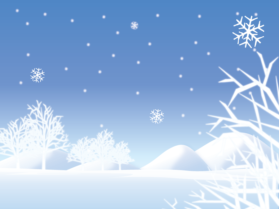 子供向けぬりえ ベスト雪景色 イラスト 無料