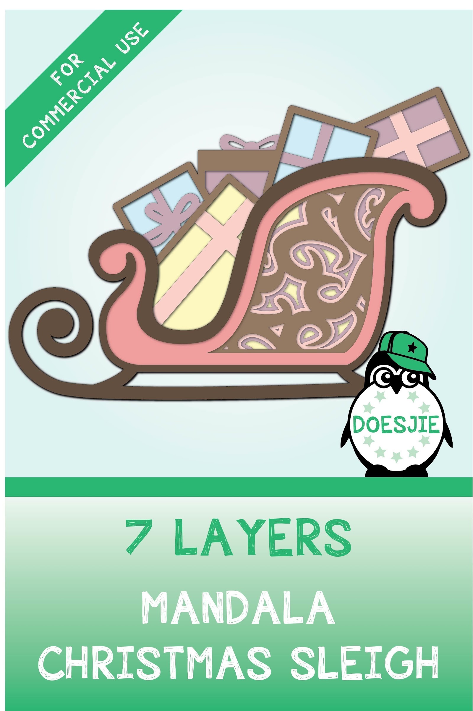 Download Multi Layered Christmas Truck Mandala Svg For Cricut - Free Layered SVG Files - Download Multi ...