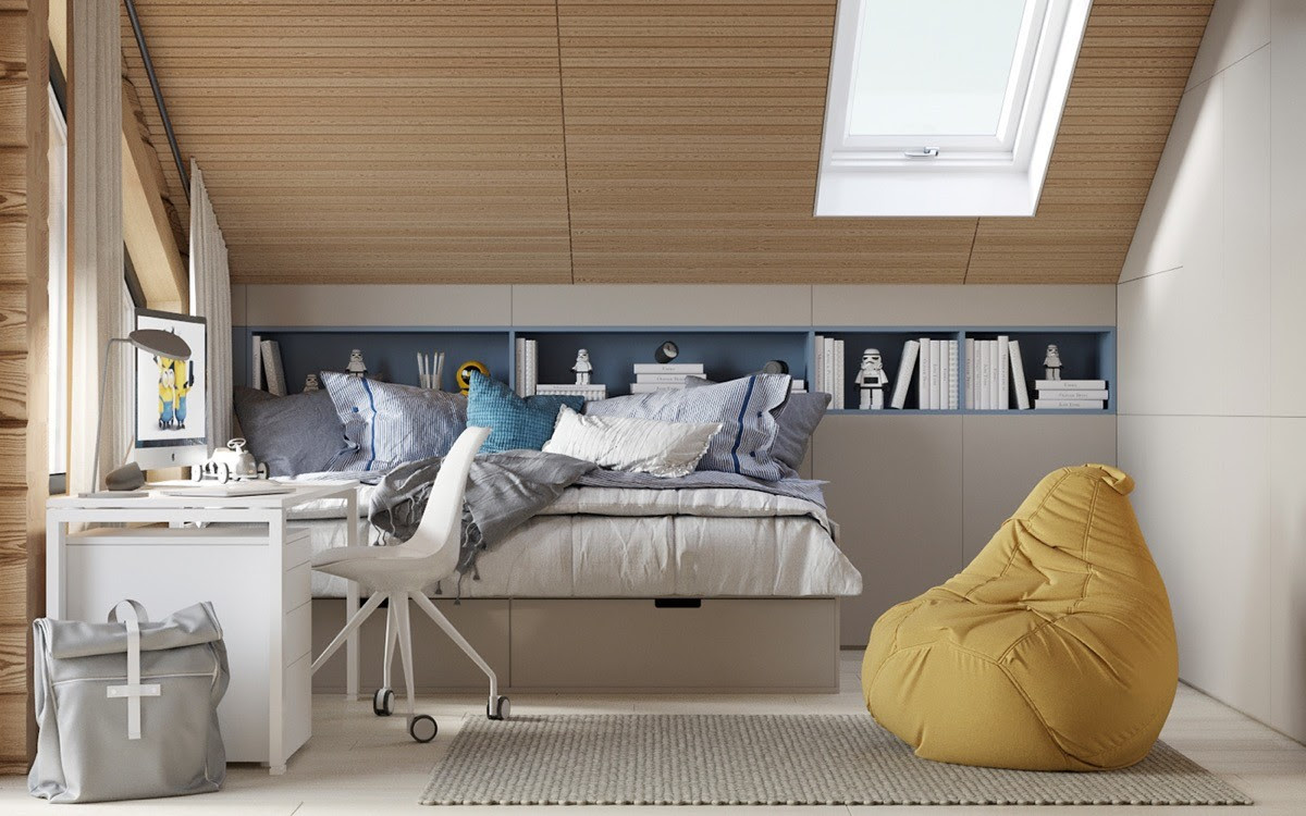 Plus find ideas for small rooms, and rooms with sloping ceilings. Modern Rustic Cabin With Cosy Small Room Ideas