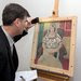 Christopher A. Marinello, a lawyer who specializes in tracking down looted and stolen art, with the recovered Matisse, 