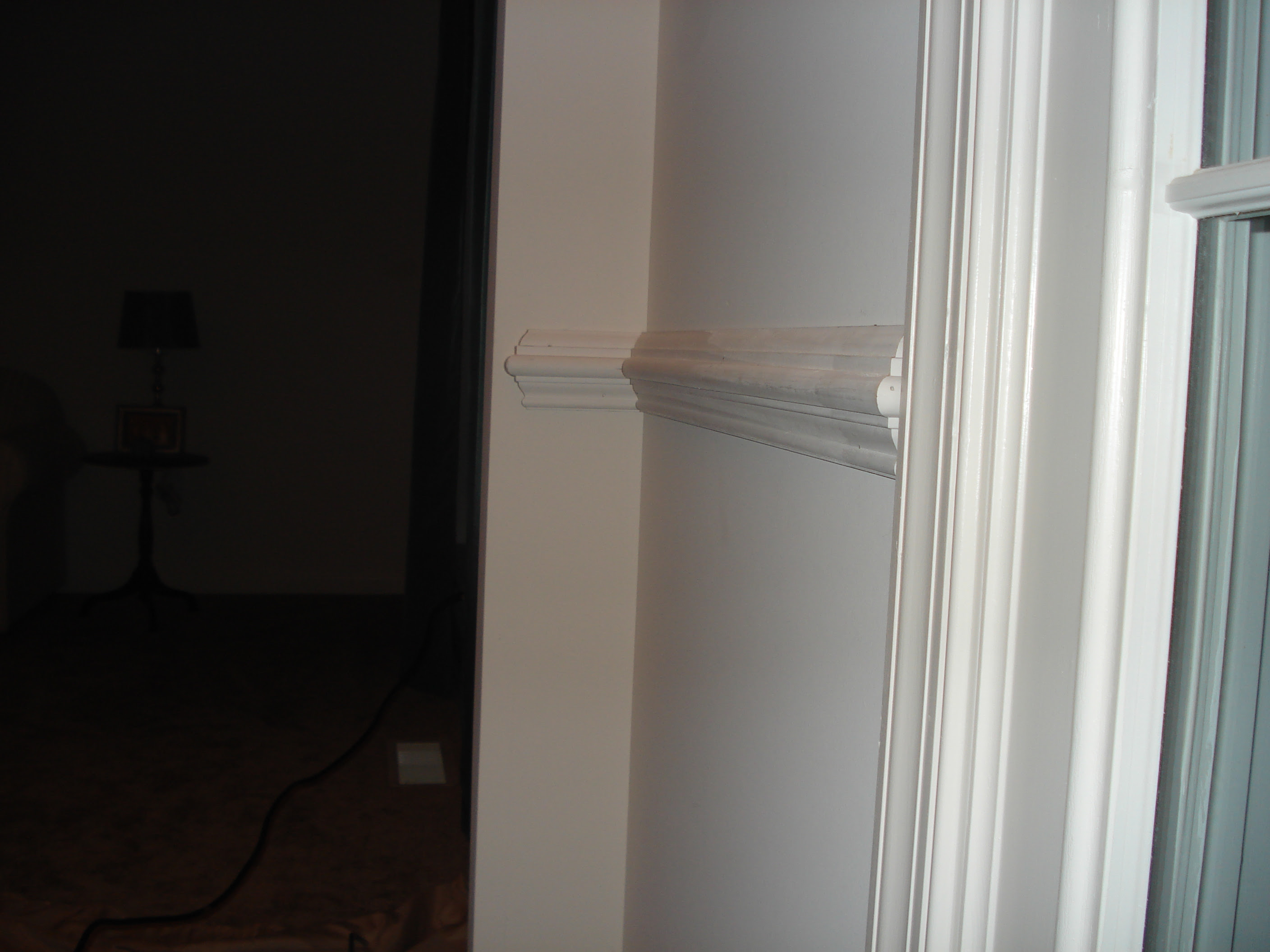 This will be the point at which the bottom of the chair rail molding will set. Our Home From Scratch