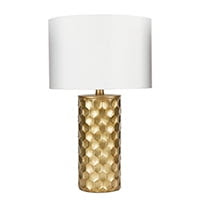 The Hive Gilded Table Lamp with Shade, CFL Bulb Included