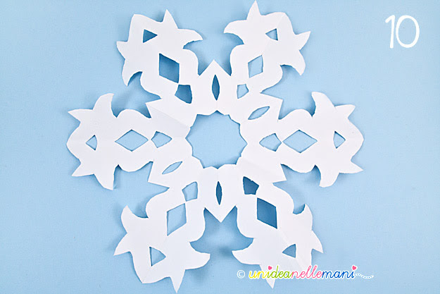 Fiocchi Di Neve Da Ritagliare Stampae Colorare