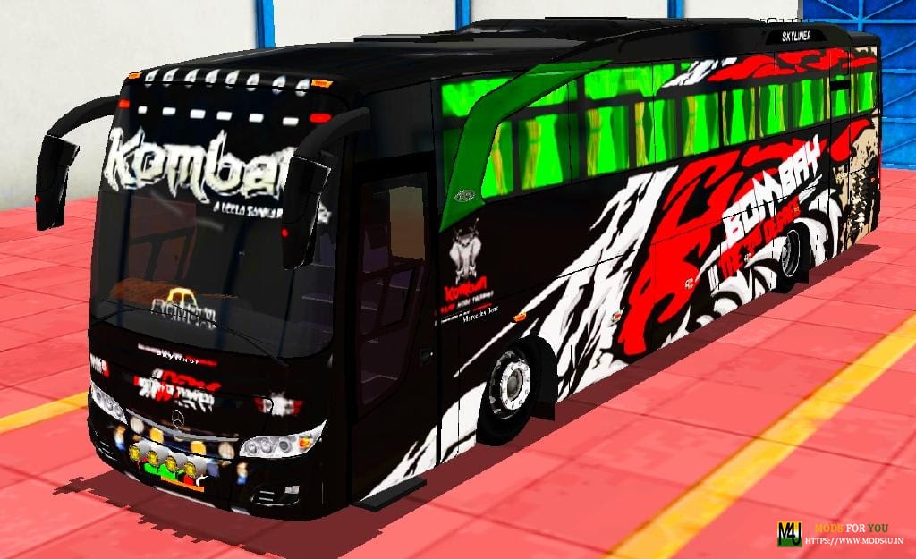 Komban Bus  Skin  Download For Bus  Simulator  Indonesia Bus  