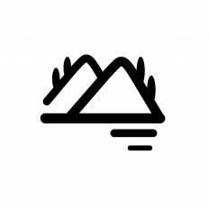 無料印刷可能山 イラスト 白黒 無料イラスト集