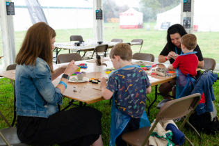 Visitors in the Clay Creation Zone