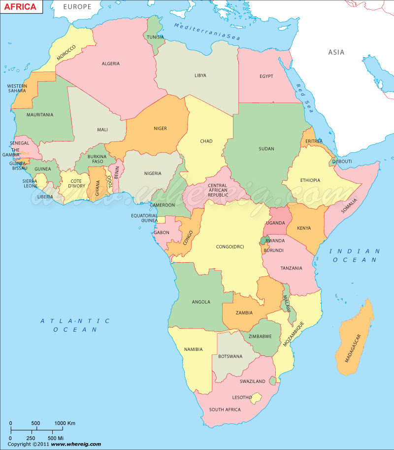 Map Of Africa Countries Only 25 Fresh Africa Map Countries Only