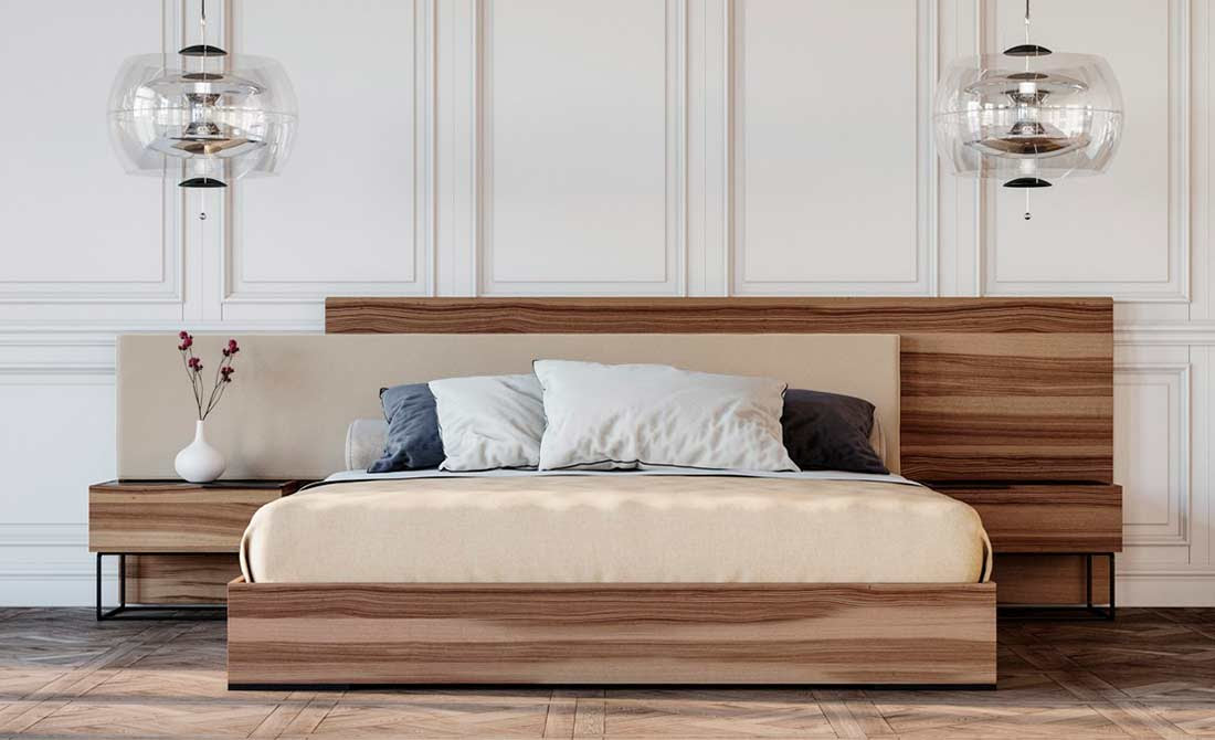 Shop wayfair for all the best light wood bedroom sets. Matte Walnut Bedroom Set Vg 123 Modern Bedroom Furniture