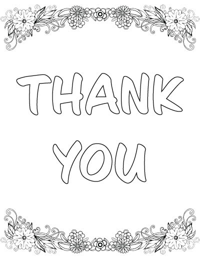 Download by logging in or become a bliss booster. 7 Free Printable Thank You Coloring Pages The Artisan Life
