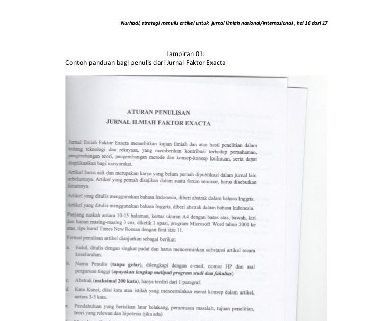 Contoh Format Review Jurnal Internasional - Contoh Yes