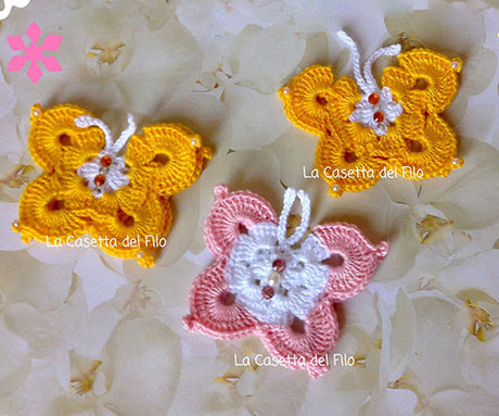 Centrini e bomboniere a uncinetto. Bomboniera Uncinetto Farfalla Bomboniere Uncinetto Ricamo A Punto Croce Bomboniere In Pasta Di Mais Scarpine Per I Bambini Amigurumi E Tanto Altro Ancora