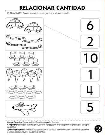 A) 9 b) 8 c) 6 d) 3. Actividades Matematicas Tete Y Matatena Preescolar