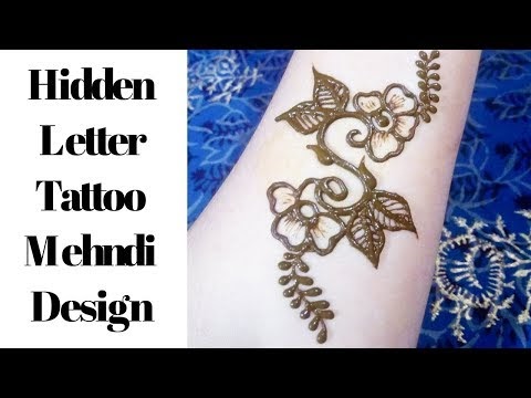 Stylish Mehndi Designs S Alphabet Tattoo Cute Mehndi Design
