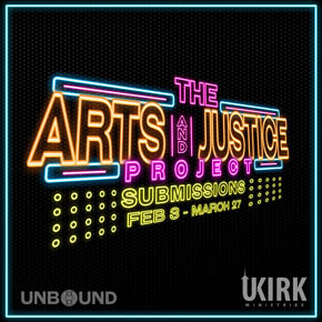 The Arts and Justice Project signage