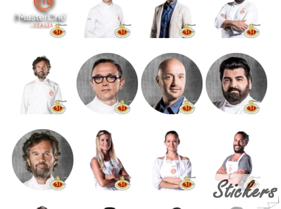 The first edition was aired from 21 september to 7 december 2011 on sky uno. Masterchef Italia Stickers