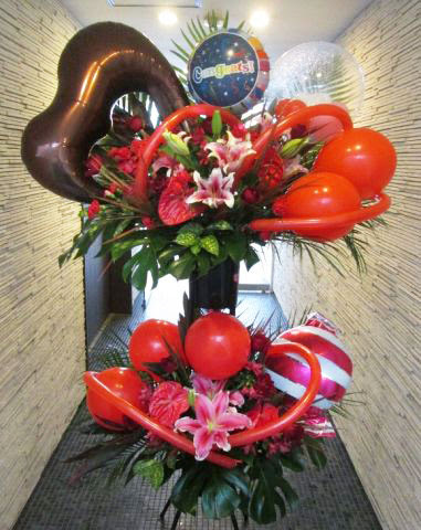 無料印刷可能お祝い 花 スタンド バルーン 最高の花の画像