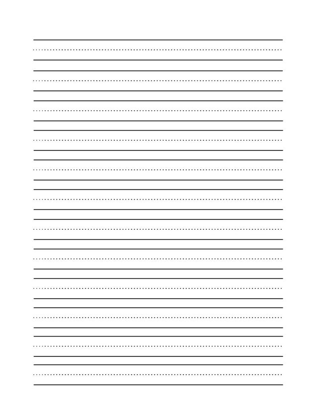 Here's one of our favorite second grade writing worksheets. Lines Fundations Writing Paper Clip Art Library