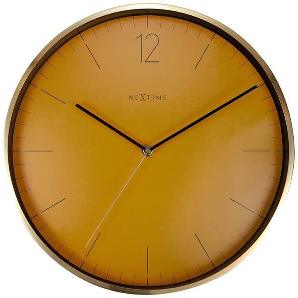 Plumeet large silent wall clock (13 inches). Silent Wall Clock 34cms Choose Your Best Colour Nook Cranny