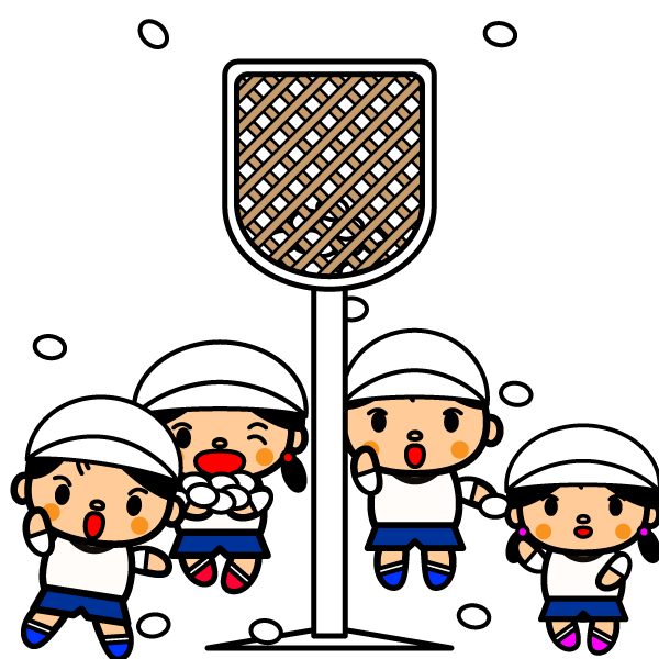 玉 入れ かわいい 運動会 イラスト 2647