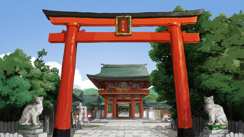 新着神社 イラスト 背景 夜 無料イラスト集