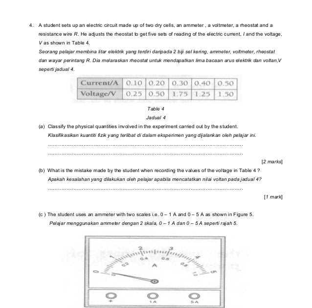 Soalan Fizik Voltmeter - Kecemasan 3