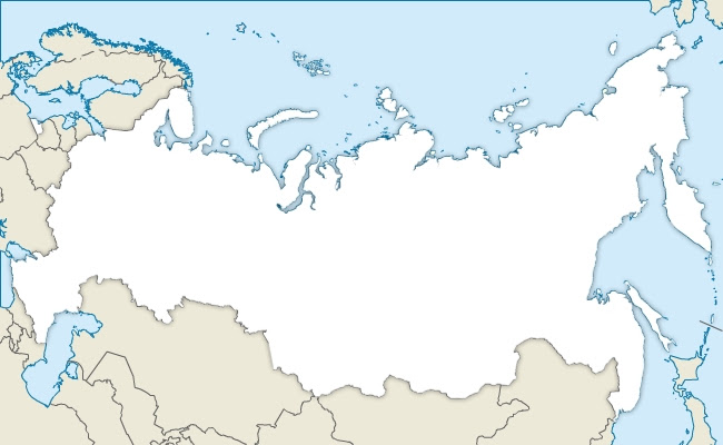 Blank Map Of Russia And Surrounding Countries Blank Russia Map   C # ile Web' e Hükmedin!