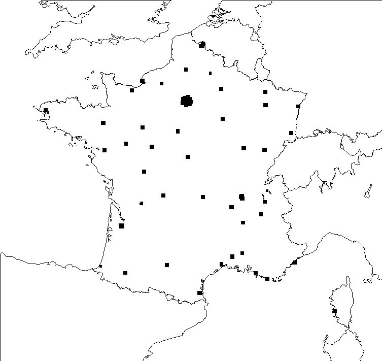 Voici un fond de carte de france vierge. Carte De France Ville Vierge