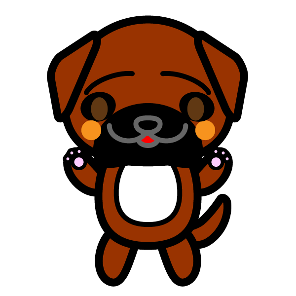 無料印刷可能犬 かわいい 画像 イラスト 無料イラスト集