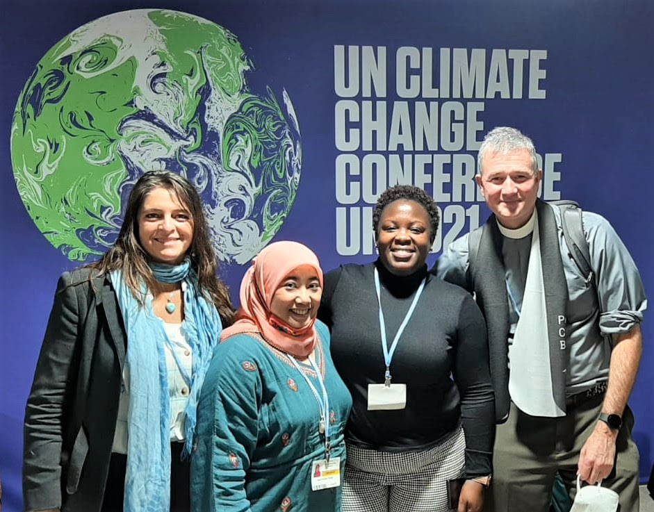 GreenFaith Team at COP26 in Glasgow, Scotland