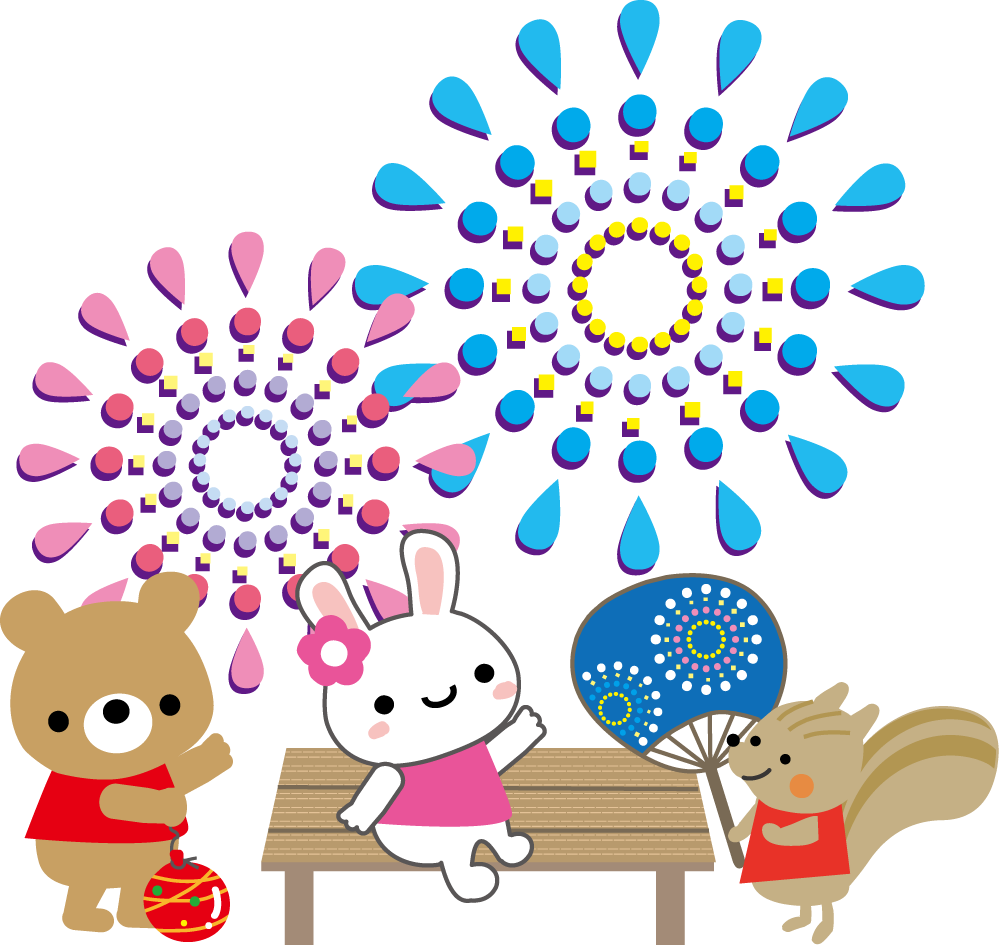美しい花の画像 驚くばかりお祭り イラスト 可愛い