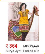 Surya Jyoti 100% cotton ready to stitch ladies suit