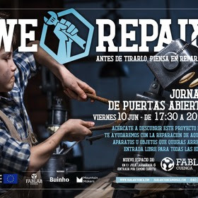 FabLab Cuenca comienza con el proyecto europeo “WeRepair”, el primer taller colaborativo de reparación de objetos en Cuenca