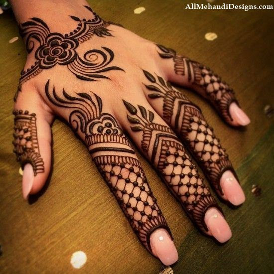 Easy Henna Mehndi Designs For Hands