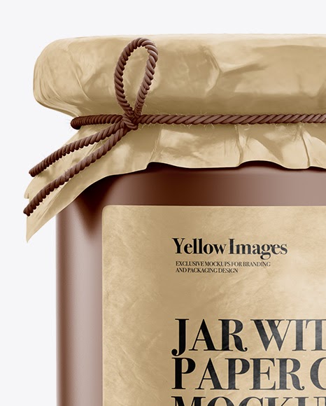 Download Download Jar In Kraft Paper Wrap Mockup PSD - This mockup ...