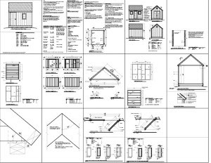 10x12 gambrel shed plans cost by area ~ anakshed