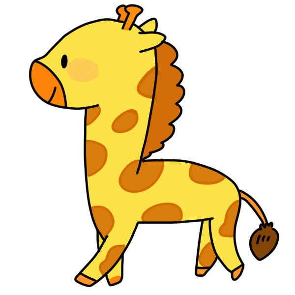 キリン イラスト フリー Ikikawene