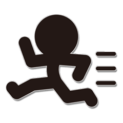 √70以上 イラスト 棒人間 走る 391863