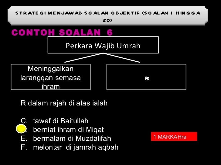 Contoh Soalan Objektif Pendidikan Islam - Terengganu s