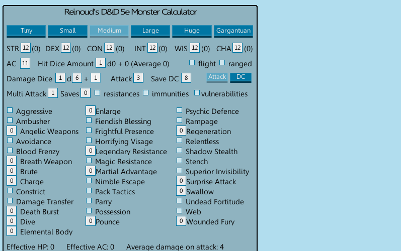 Rby gsc adv dpp b/w x/y s/m s/s select the output notation. 5e Monster Calculator Dndbehindthescreen