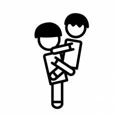 元のおんぶ イラスト すべてかわいい動物