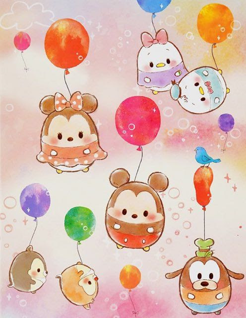 ベスト ゆるい 可愛い イラスト ツムツム 可愛い 壁紙