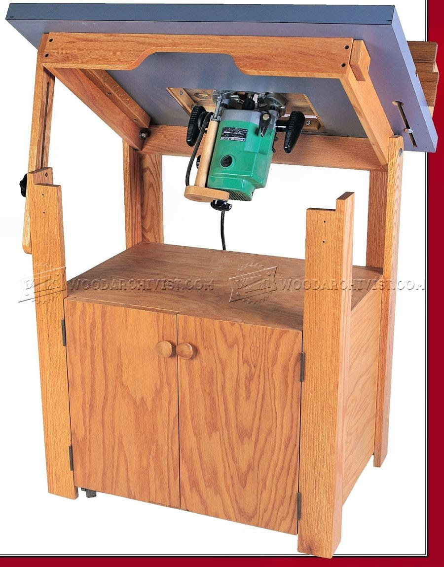 25 Awesome Woodworking Router Table Plans