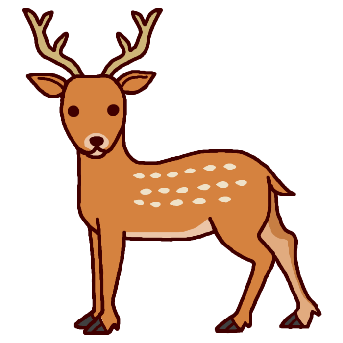 すべての動物の画像 元のシカ イラスト