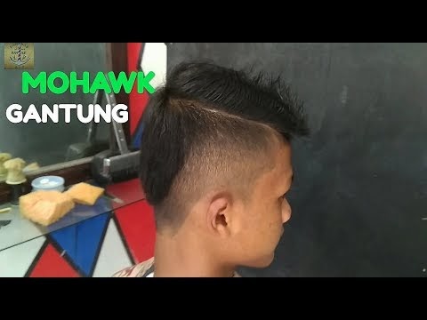 Hot GAYA RAMBUT  MOHAWK GANTUNG  By Pangkas rambut  ABY viral 