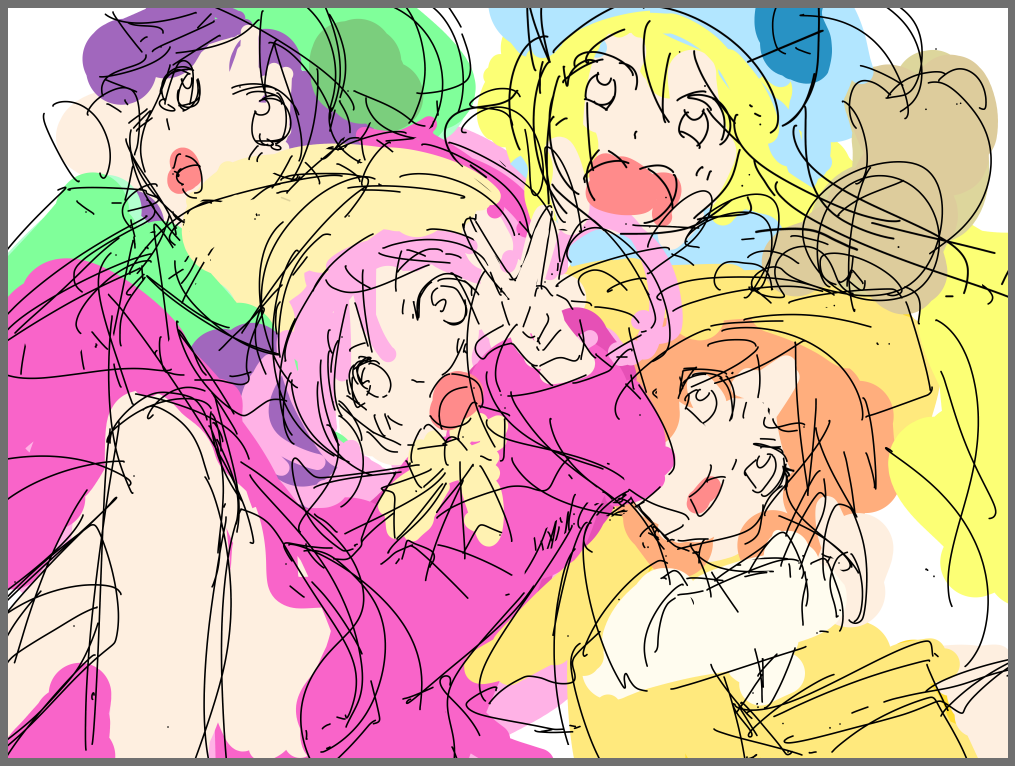 最高4 人 仲良し 4人組 イラスト 構図 ディズニー画像のすべて