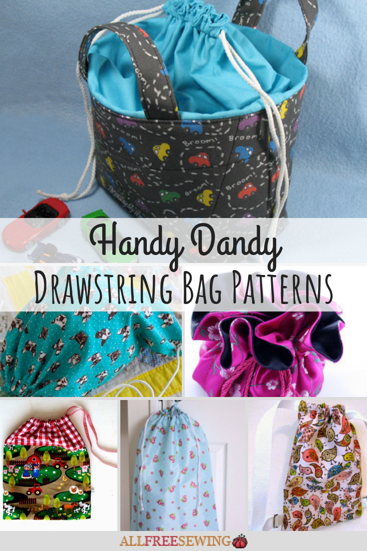 The lil' missy and i headed out to run some errands yesterday, which included a very successful trip to joann's. 26 Drawstring Bag Patterns Tutorials Allfreesewing Com