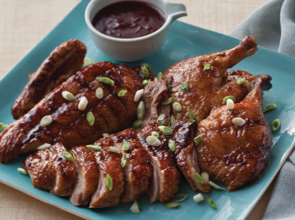 Add the remaining ingredients and bring to a boil. Whole Roast Duck With Hoisin Sauce Cookstr Com