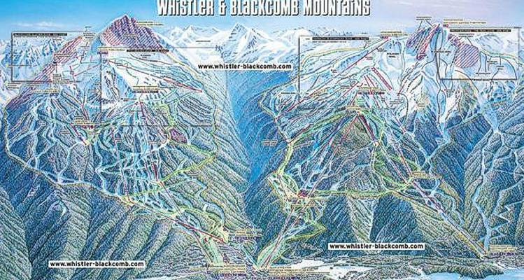 Whistler Blackcomb Map Ski