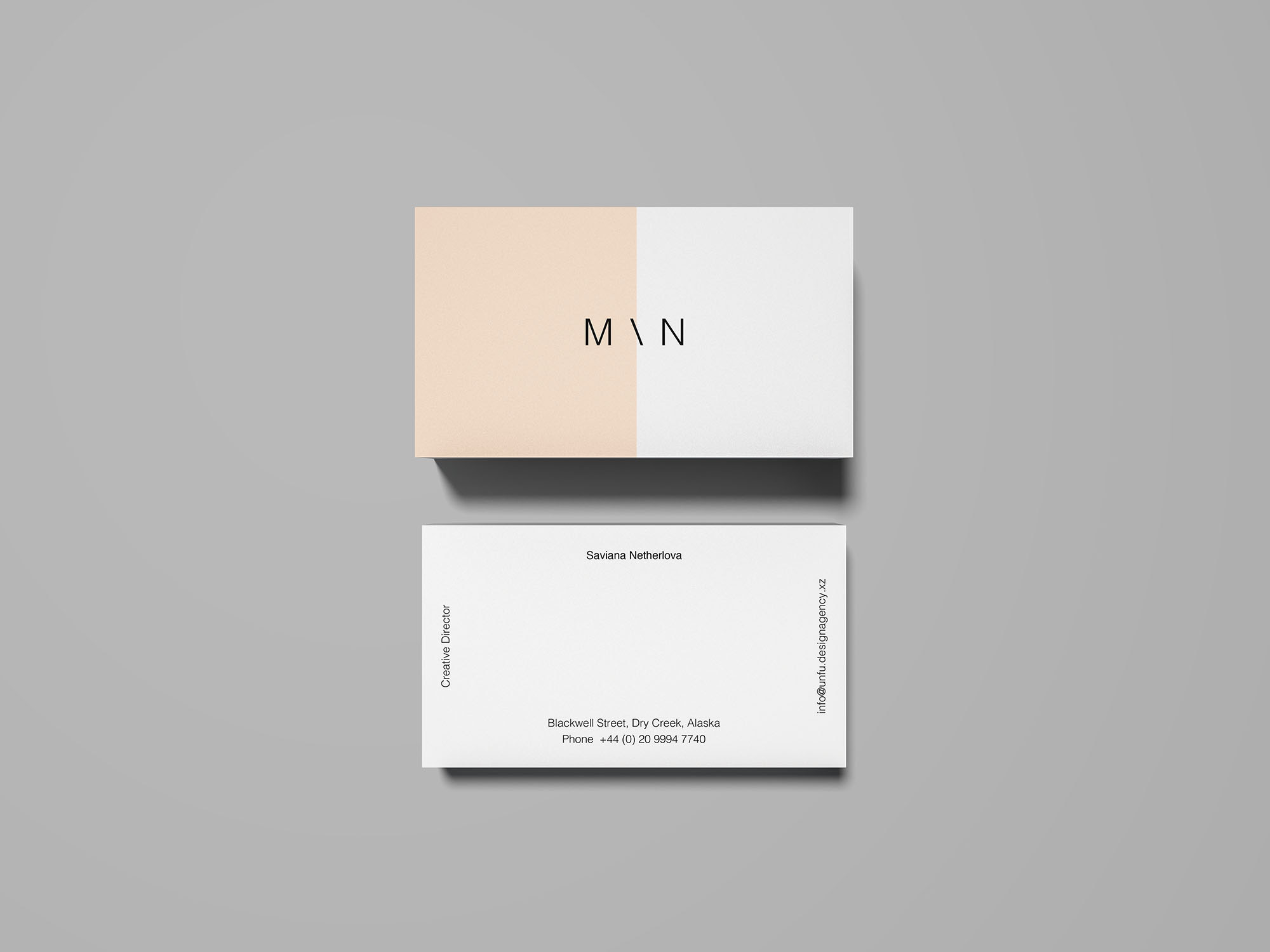 Download Free Overhead Business Card Mockup Psd